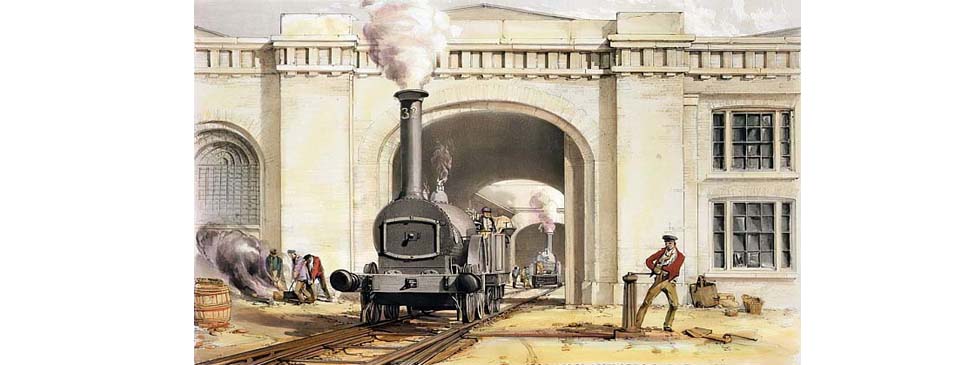 London s earliest long distance railway The History of London